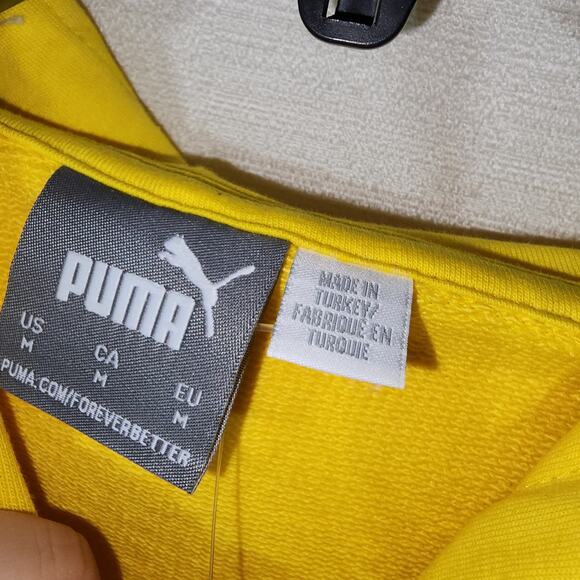 Borussia Dortmund yellow hoodie medium Puma - Picture 3 of 6